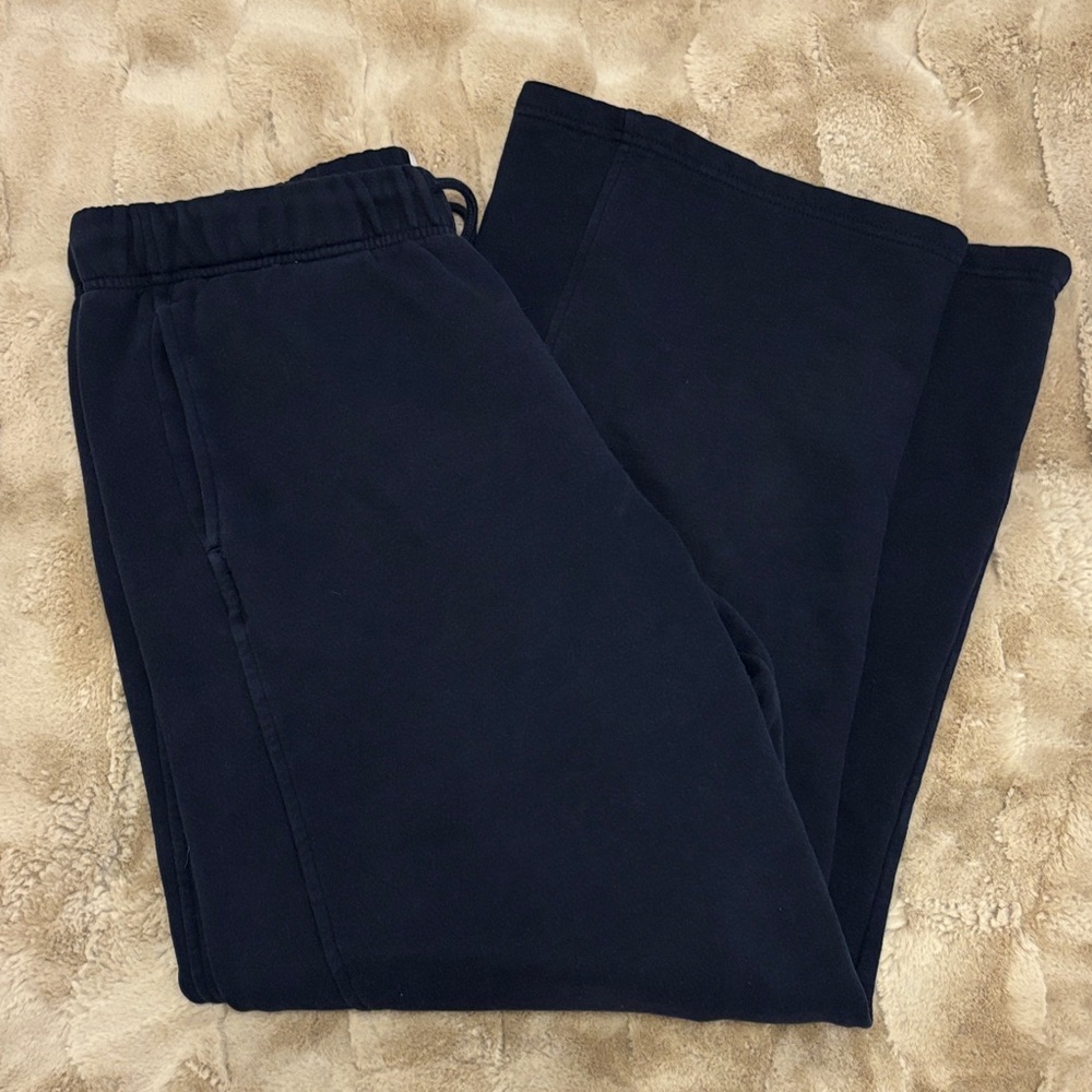 Garage Dark Blue Straight leg Sweatpants